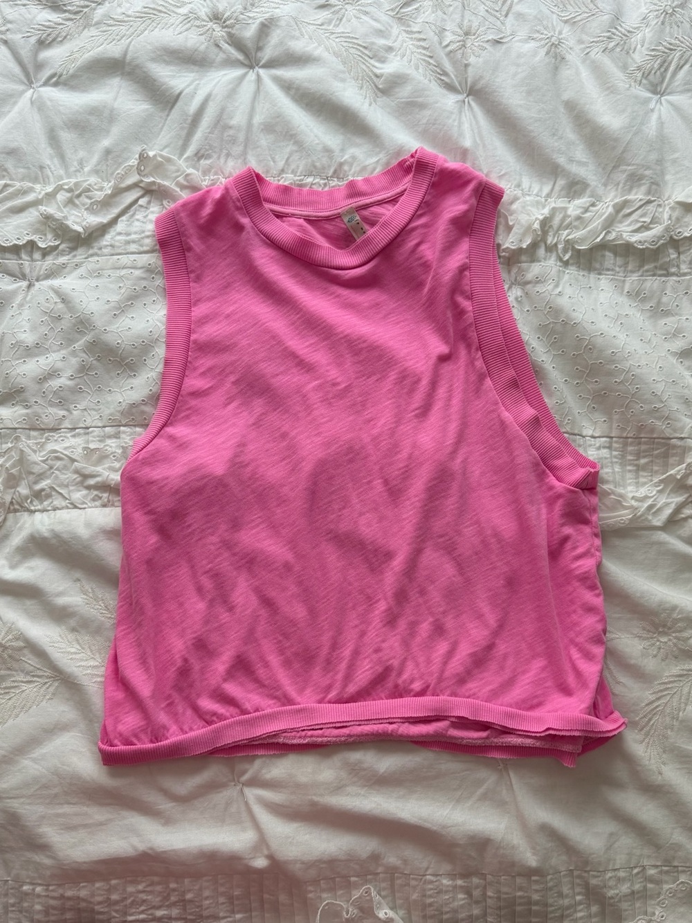 Free People Bright Pink Women's Tank Top Size Small
